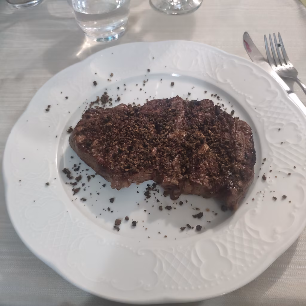 La sala del ristorante Il Giardino a Cagnano Amiterno